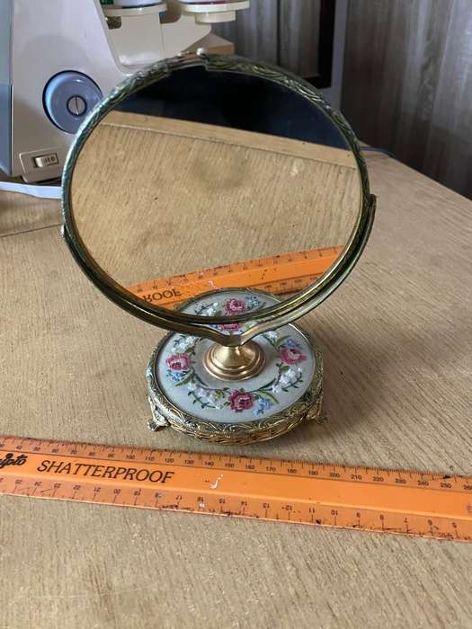 Vintage swivel mirror